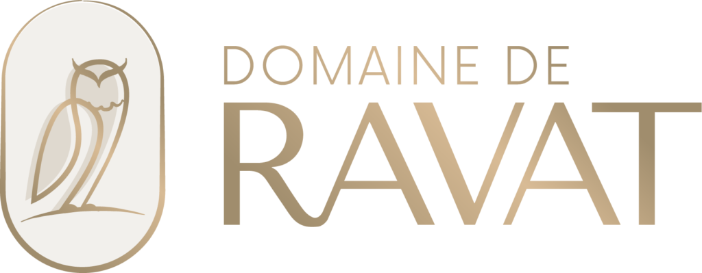 Domaine de Ravat maison dhotes et seminaire Sarlat Dordogne Logo dore degrade