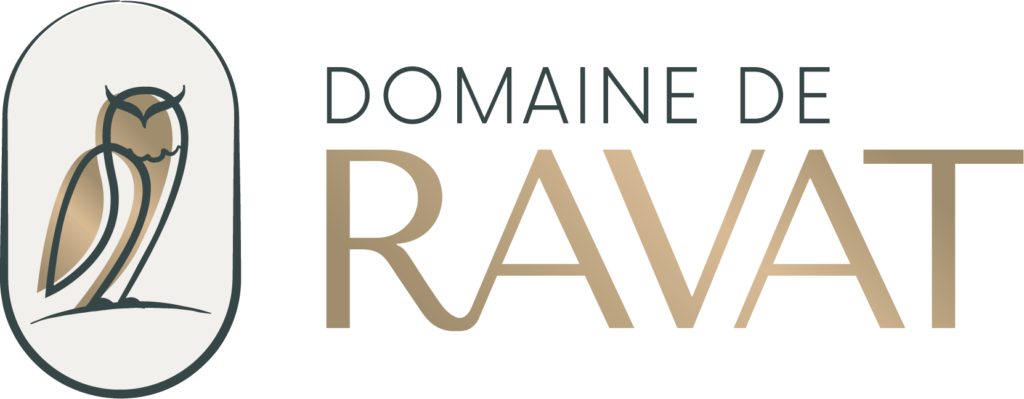 Domaine de Ravat maison dhotes et seminaire Sarlat Dordogne Logo vertdore degrade